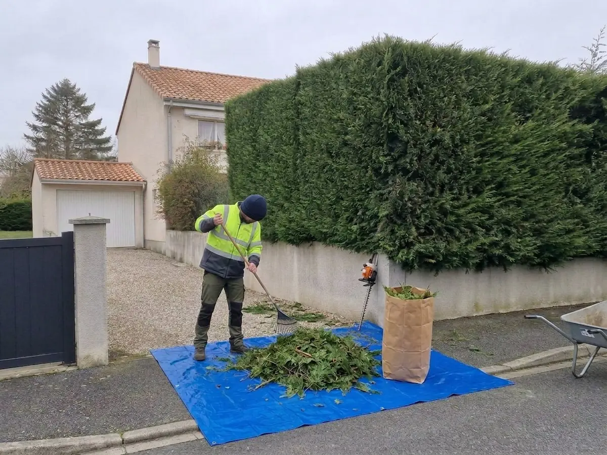 Chantier ramassé et propre